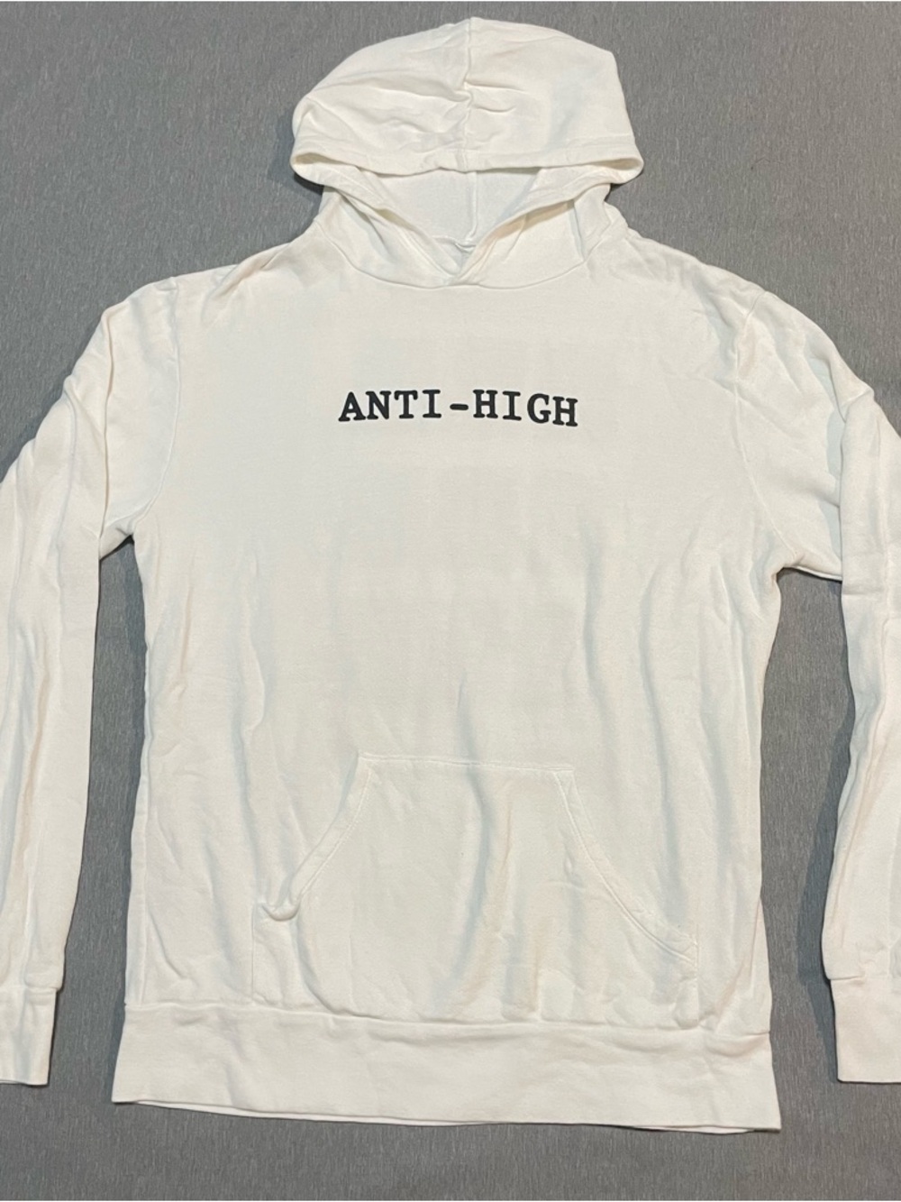 Rihanna ANTI Hoodie White Large Tour Merch Graphic Pullover